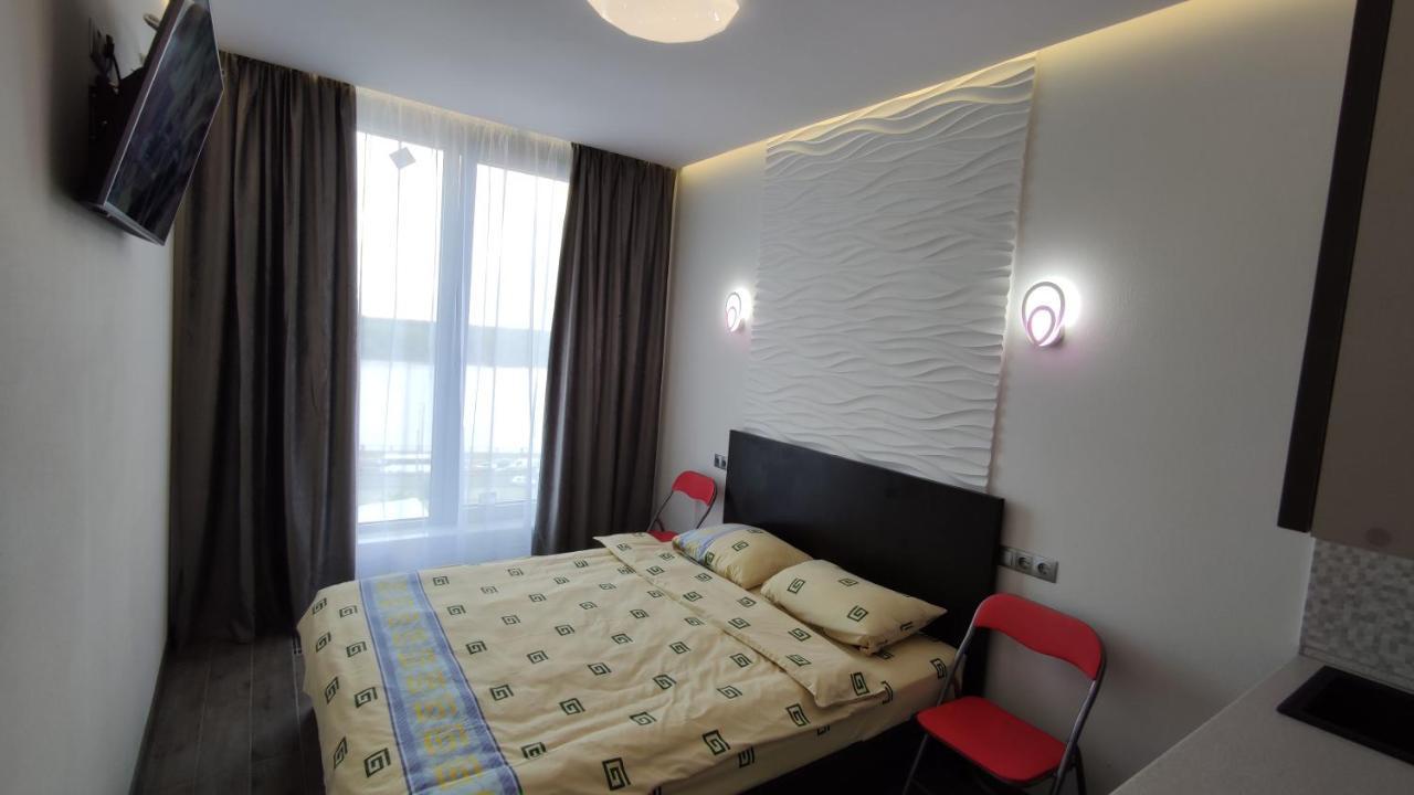 קייב Rybalsky Studio Apartment Dnipro View מראה חיצוני תמונה