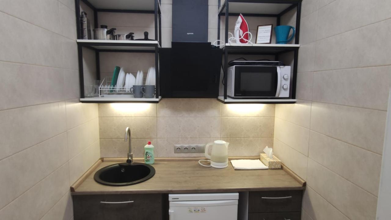 קייב Rybalsky Studio Apartment Dnipro View מראה חיצוני תמונה